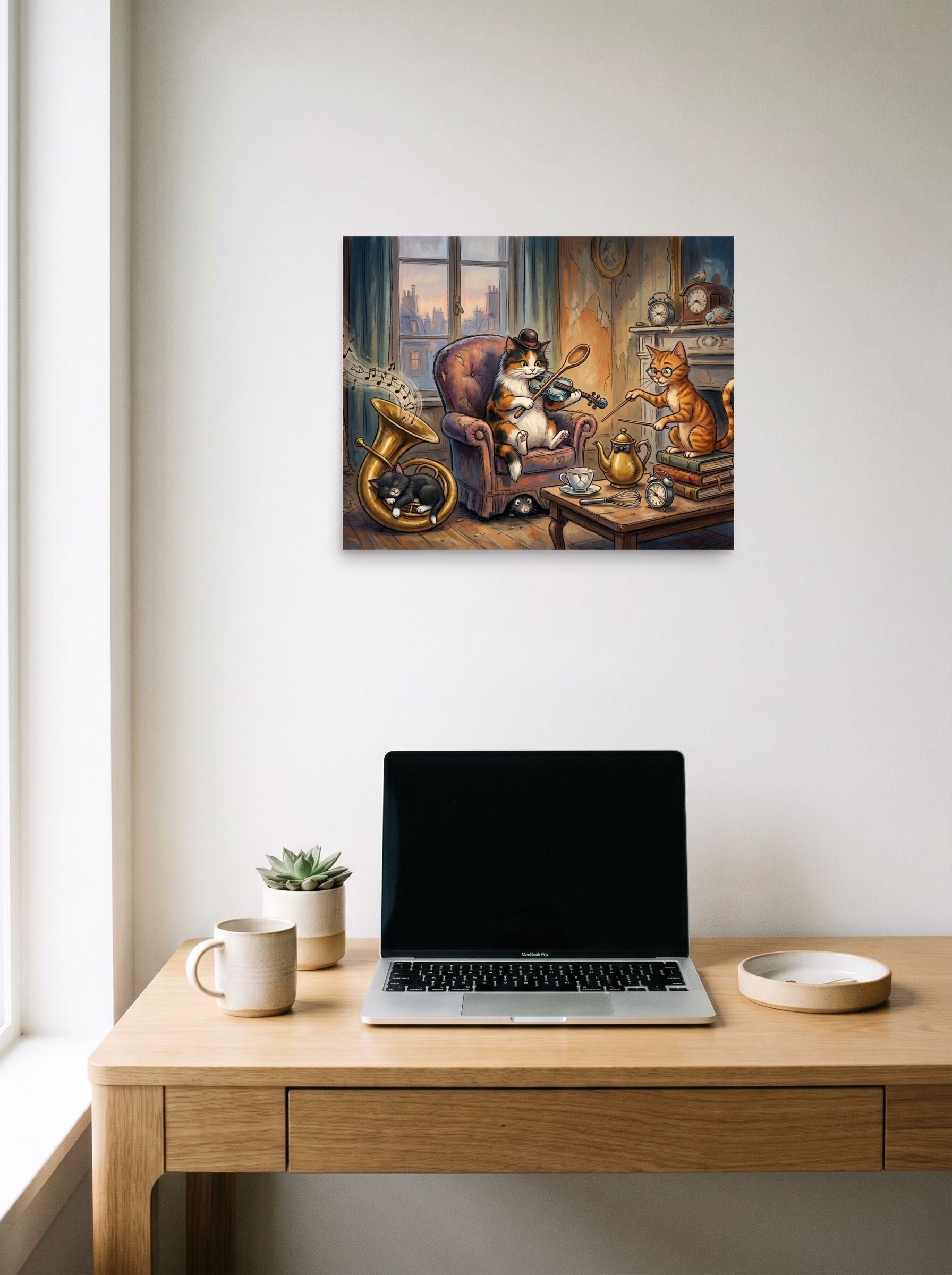 The Feline Symphony Mockup