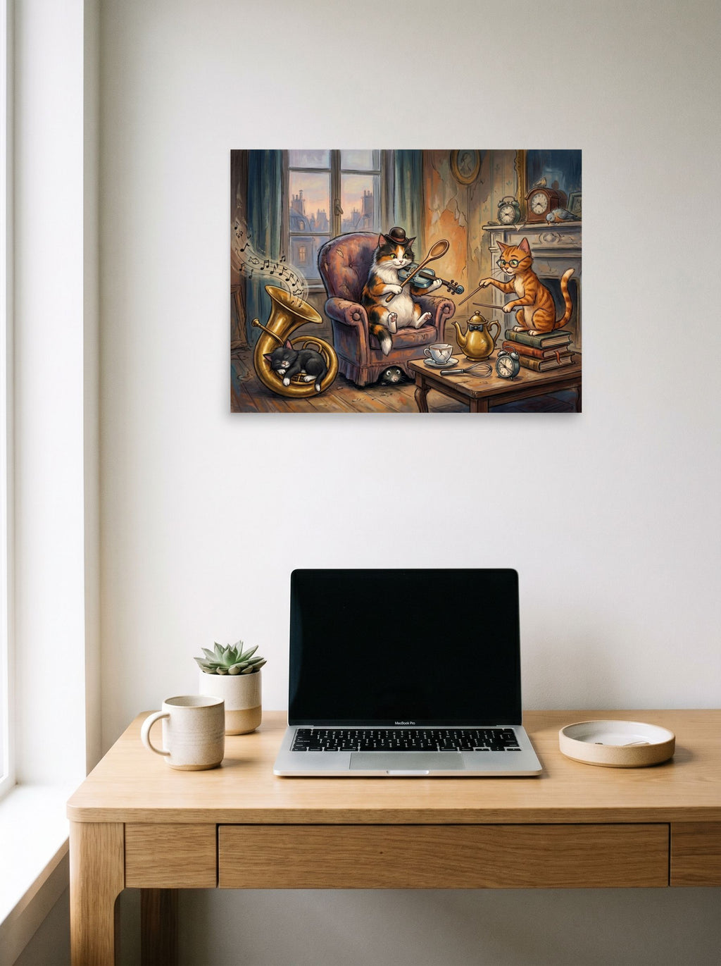 The Feline Symphony Mockup
