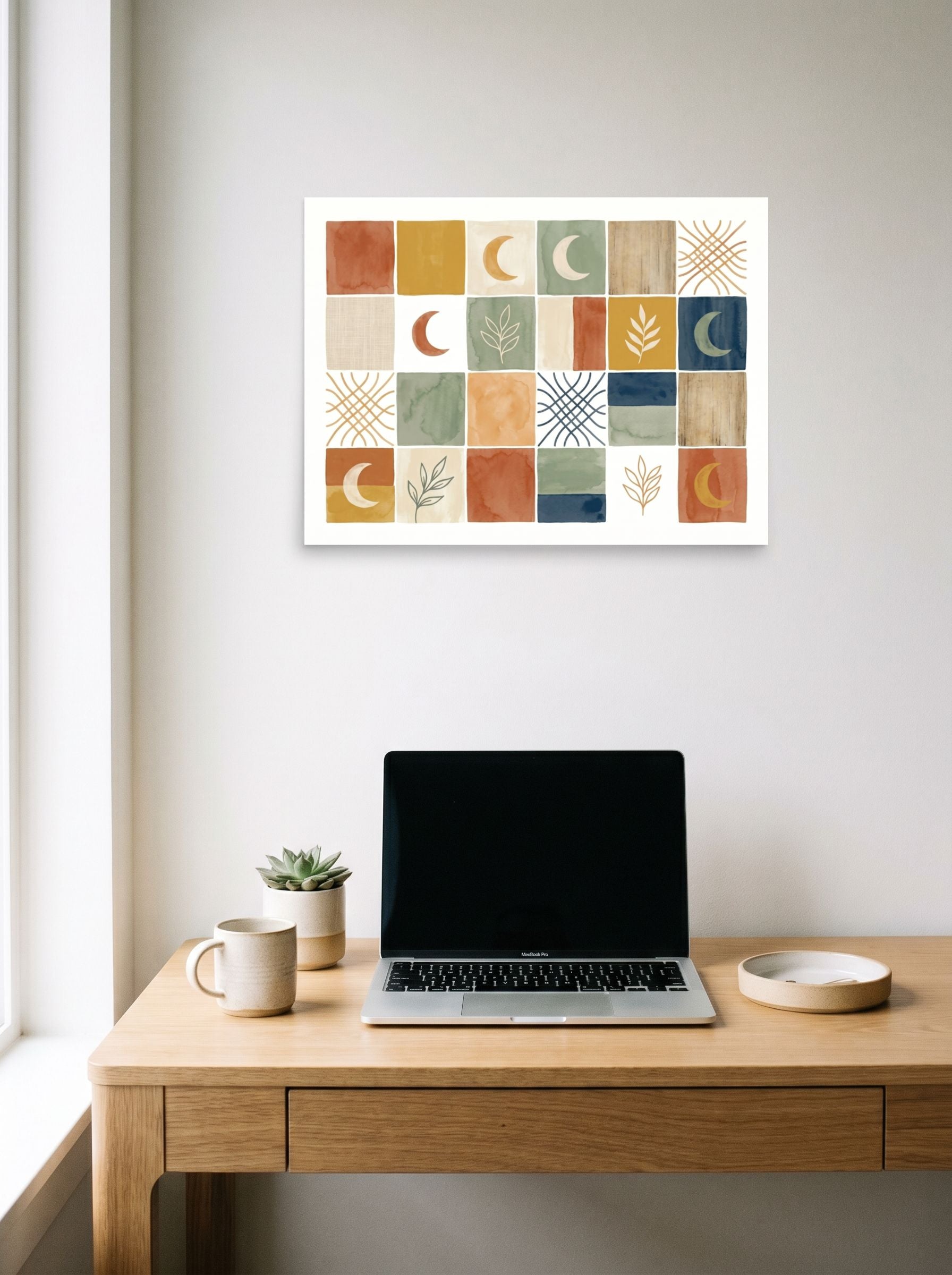 Celestial Patchwork Mockup